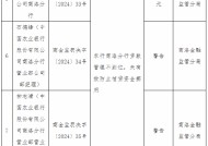 农业银行商洛分行被罚25万元：因农行商洛分行贷款管理不到位 未有效防止信贷资金挪用